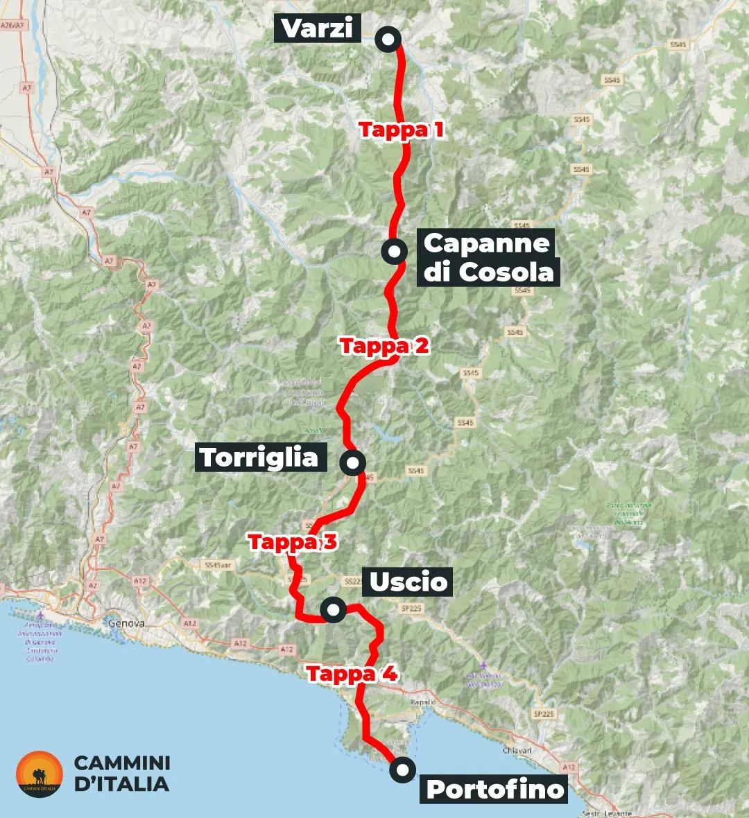 cammini in italia