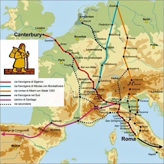 cammini in italia